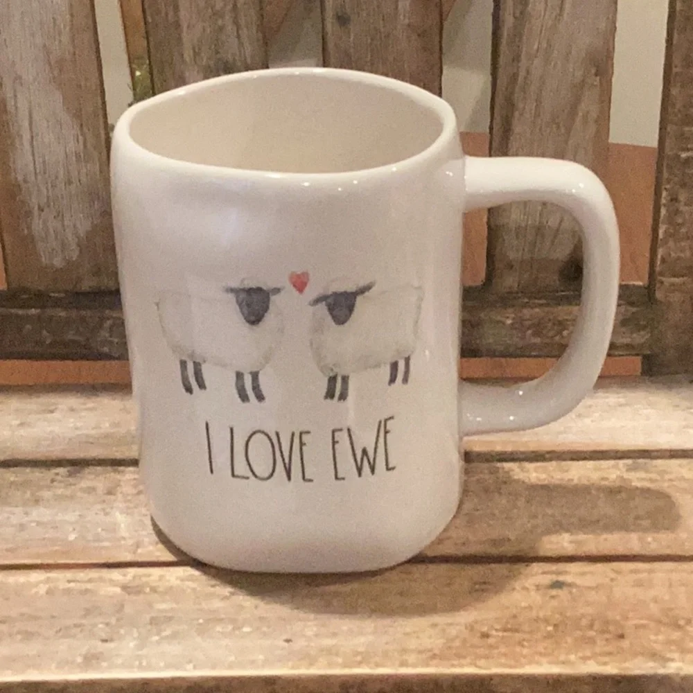 Rae Dunn I LOVE EWE mug